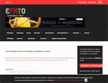 Tablet Screenshot of efxto.com